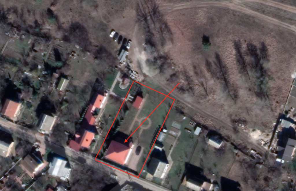 Скріншот Google Maps, на якому зображений будинок та територія навколо нього за адресою вулиця Лугова 22 в селі Осещина Київської області Скріншот Google Maps, на якому зображений будинок та територія навколо нього за адресою вулиця Лугова 22 в селі Осещина Київської області quhiqkkiqdziqqehab